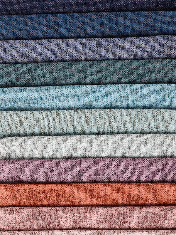 Dora Breeze bank polyester en linnen stoffen