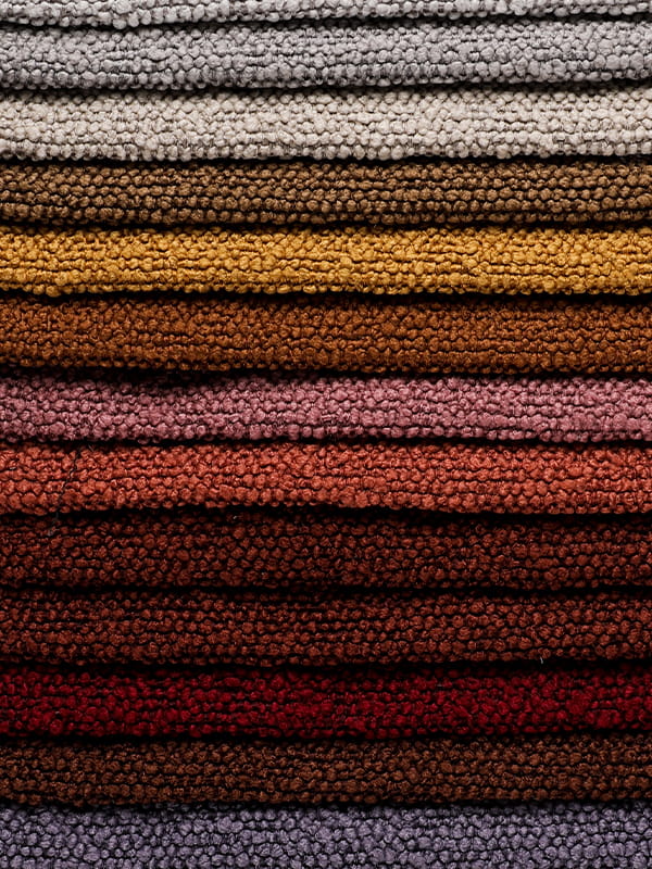 Dinoya Circle Yarn Polyester en linnen bankstoffen