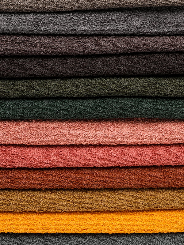 Wedyysuckle Loop Yarn Polyester en Linnen Sofa -stoffen