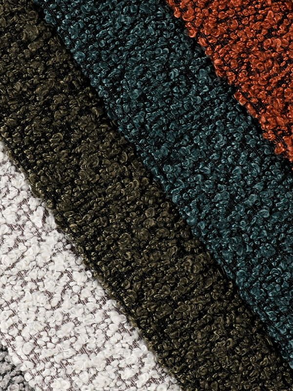 Heineken -lusgarenpolyester en linnen bankstoffen Heineken -lusgarenpolyester en linnen bankstoffen